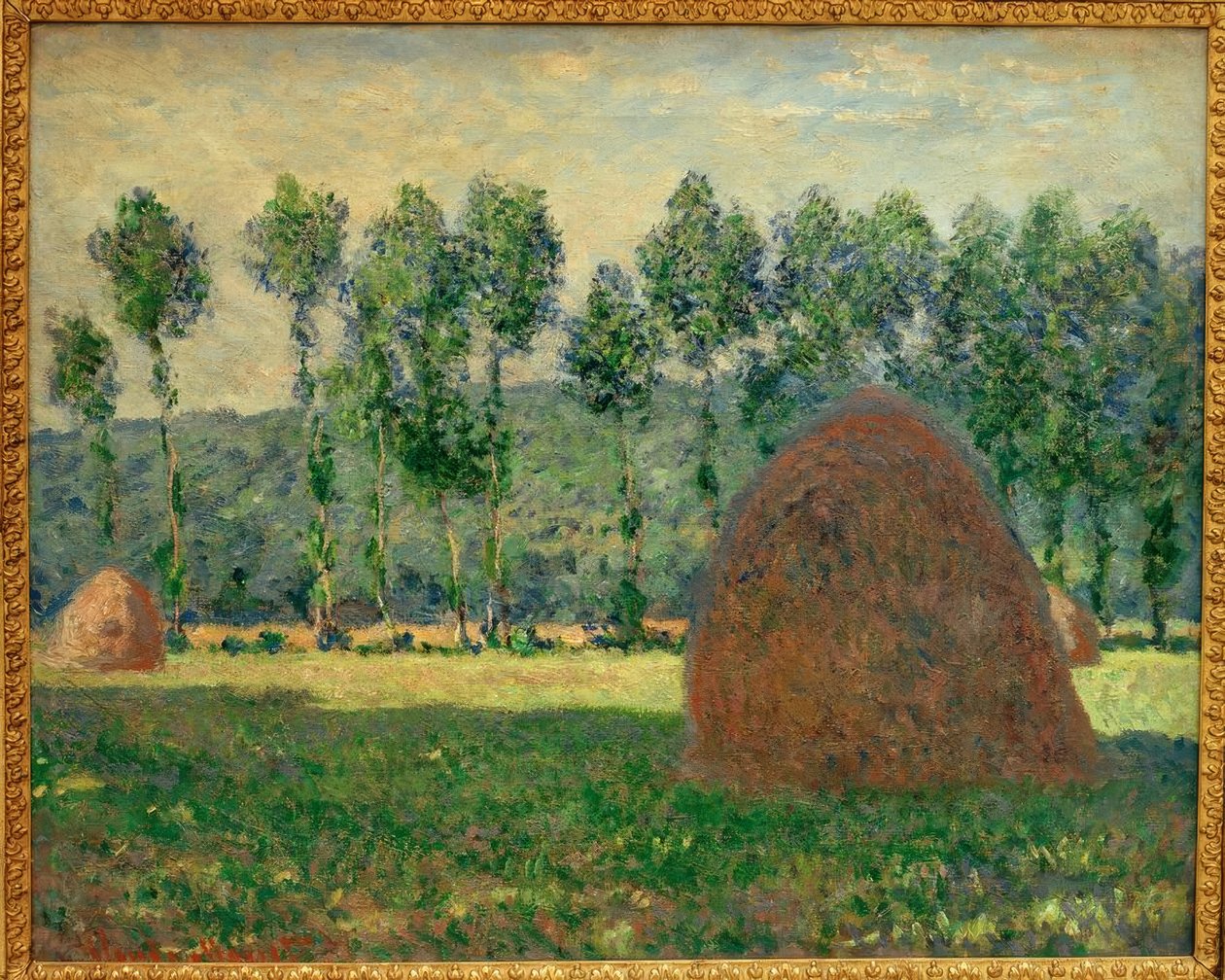 En kvernstein nær Giverny av Claude Monet
