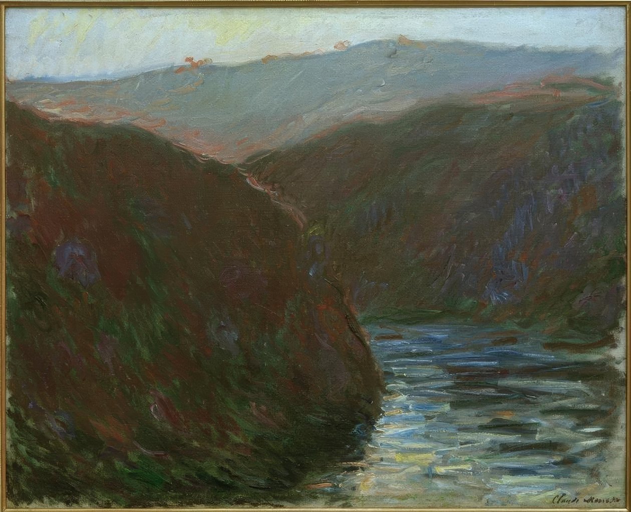 Creusedal, kveldseffekt av Claude Monet
