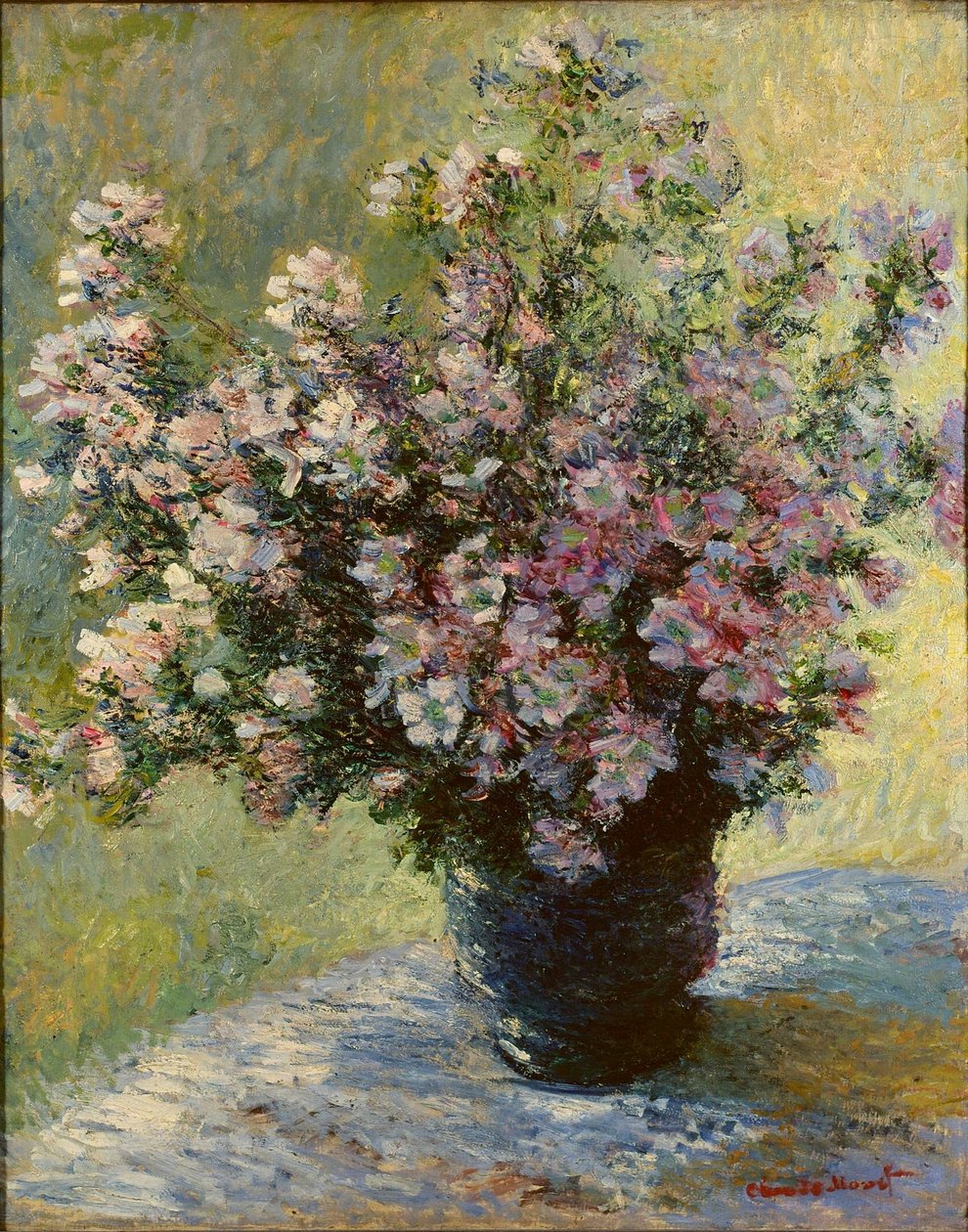 Vase med blomster, ca 1881-1882. av Claude Monet