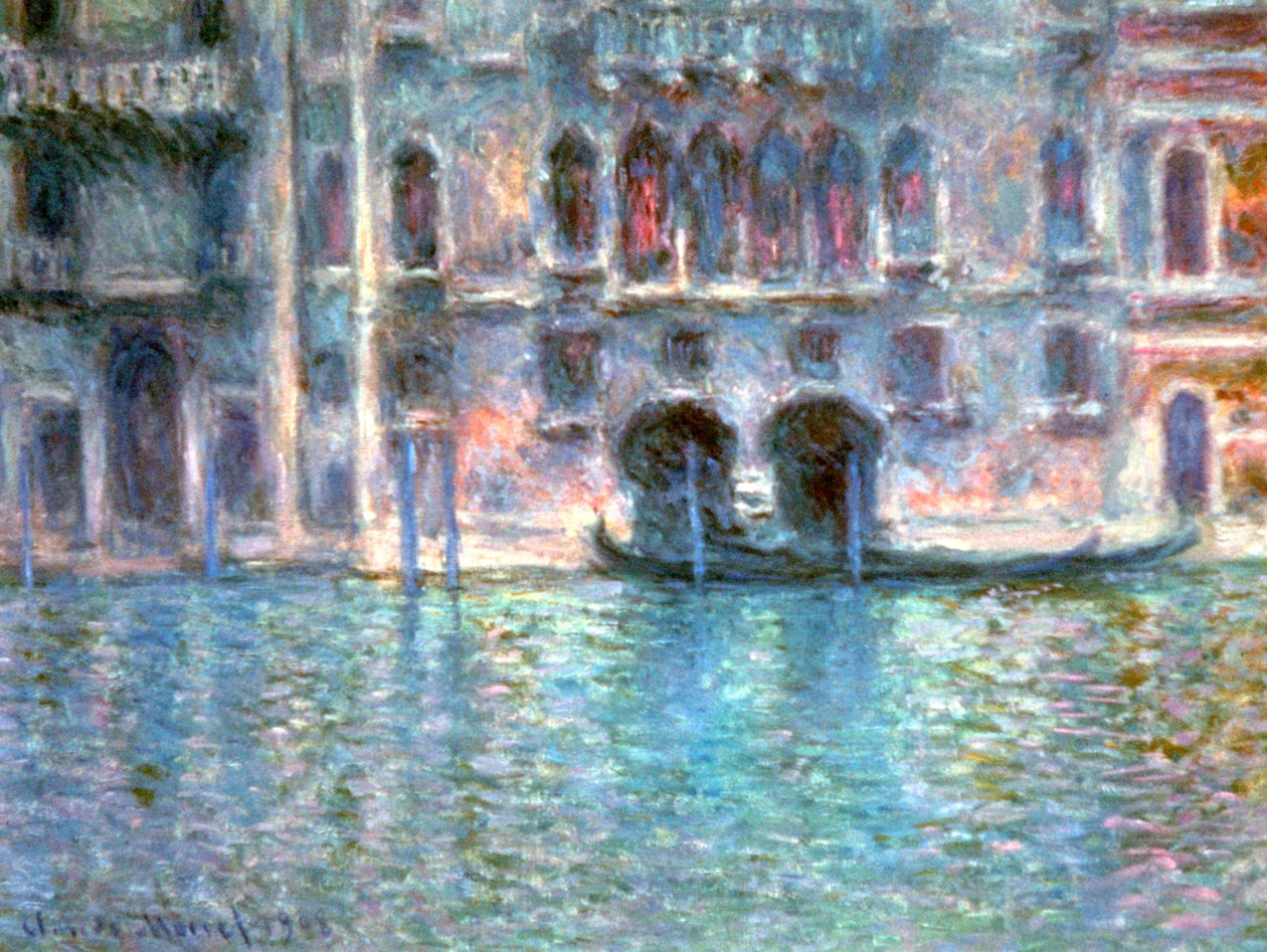 Venezia, Palazzo Da Mula, 1908 av Claude Monet