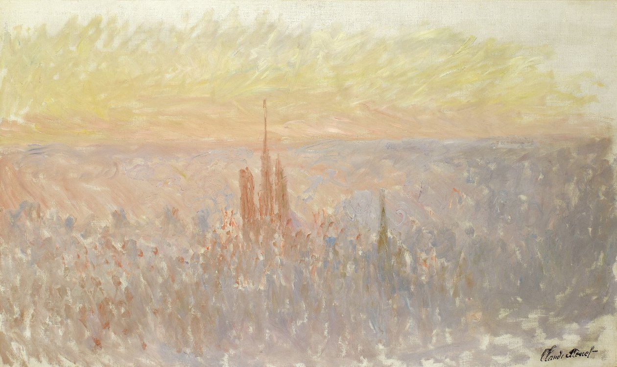 Utsikt over Rouen, 1892 av Claude Monet