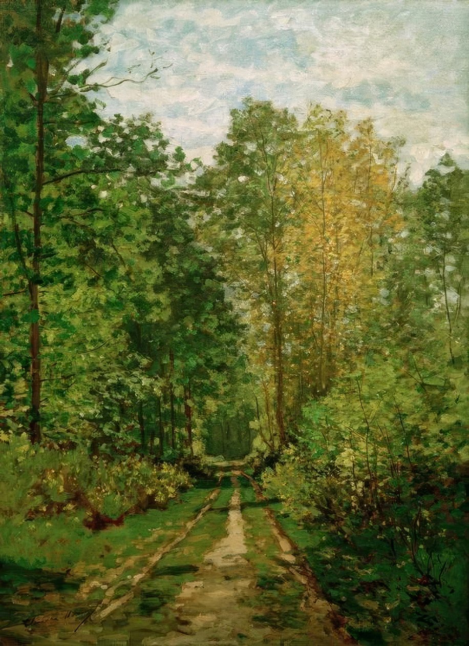Skogssti av Claude Monet