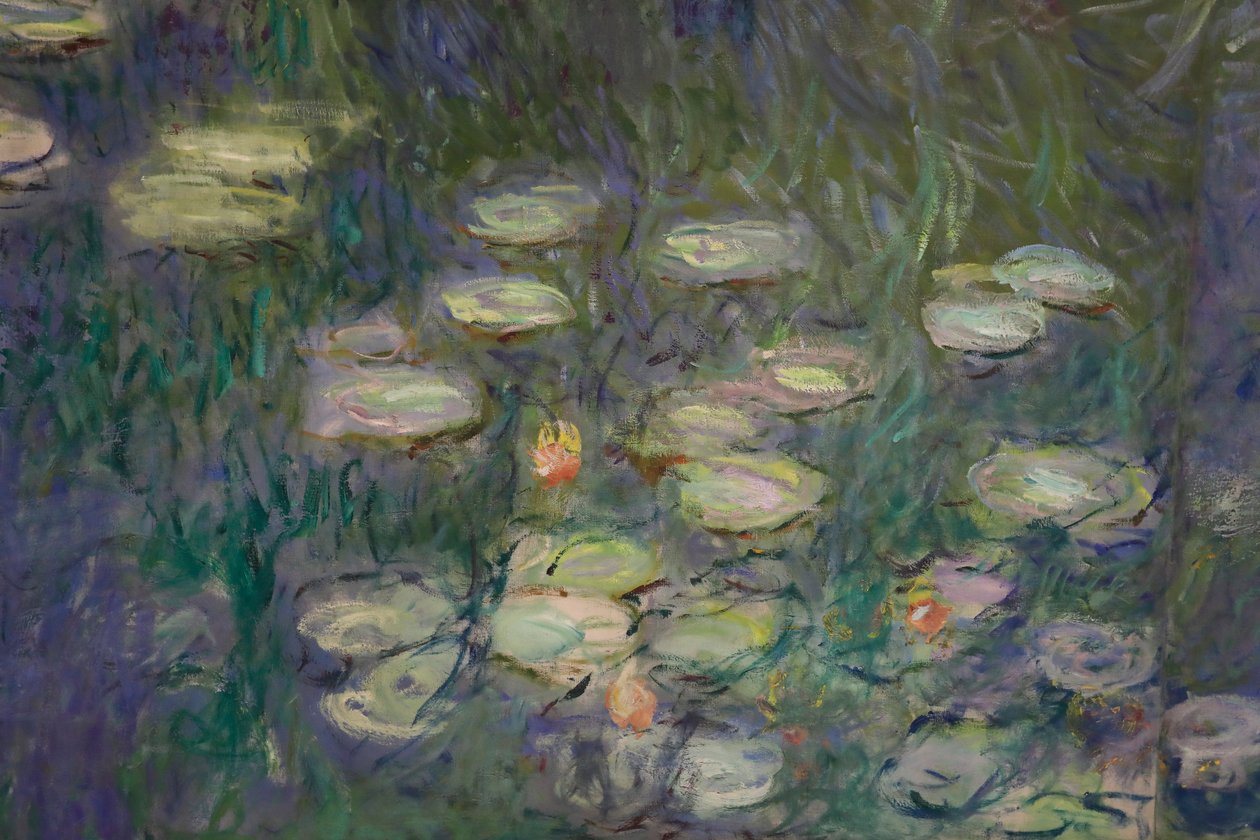 Vannliljer (olje på lerret) av Claude Monet