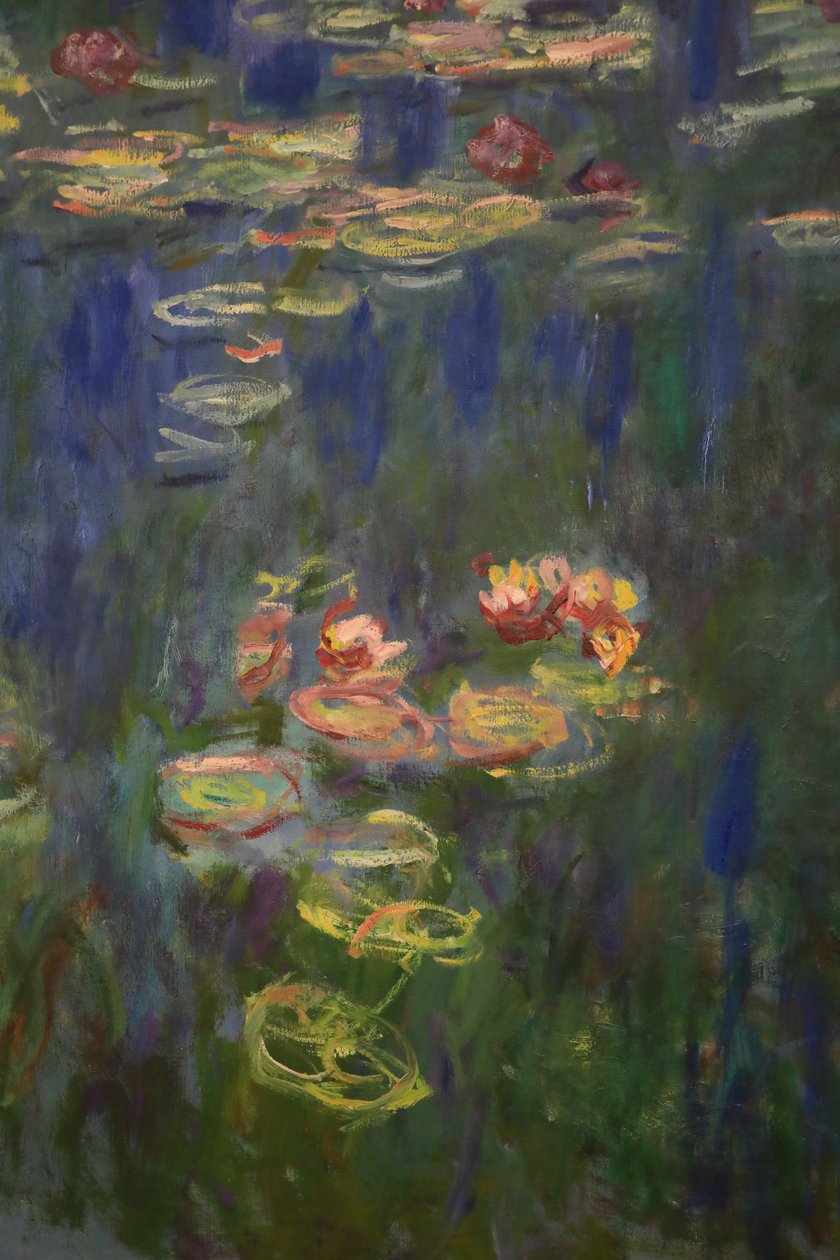 Vannliljer (olje på lerret) av Claude Monet
