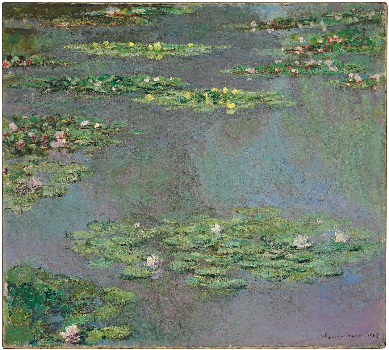 Vannliljer, 1905 av Claude Monet