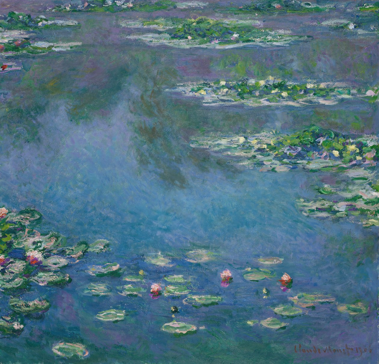 Vannliljer, 1906. av Claude Monet