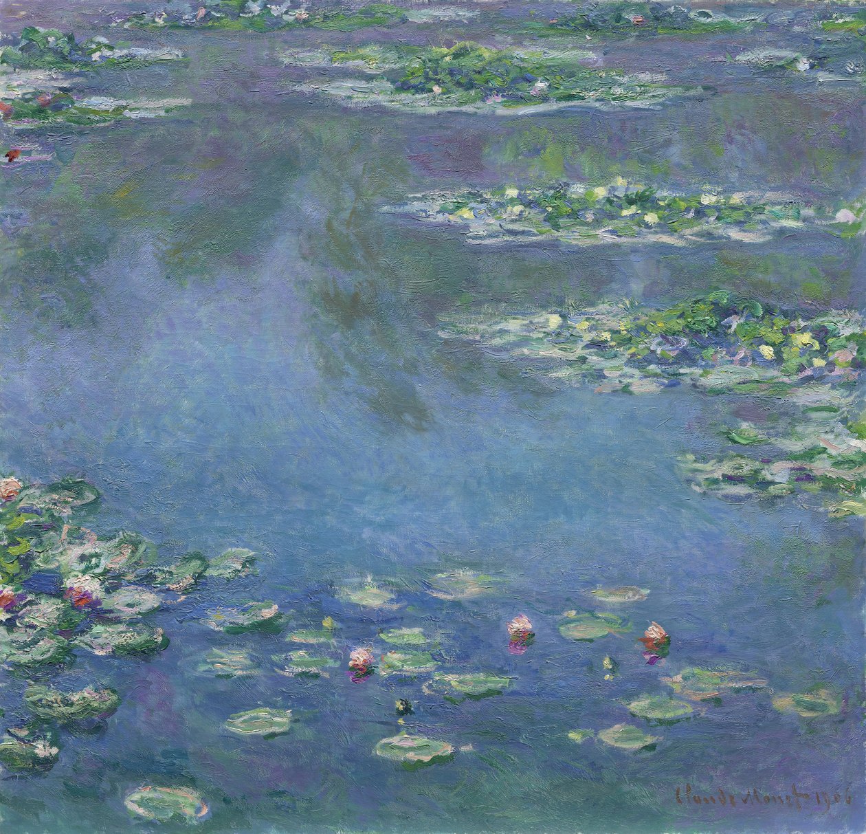 Vannliljer, 1906 av Claude Monet