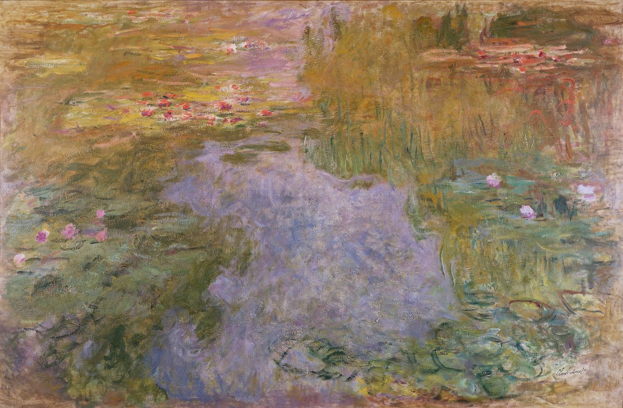 Vannliljer, 1919 av Claude Monet