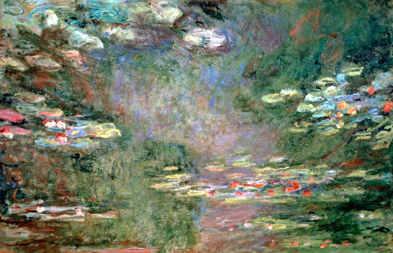 Vannliljer, c1925 av Claude Monet
