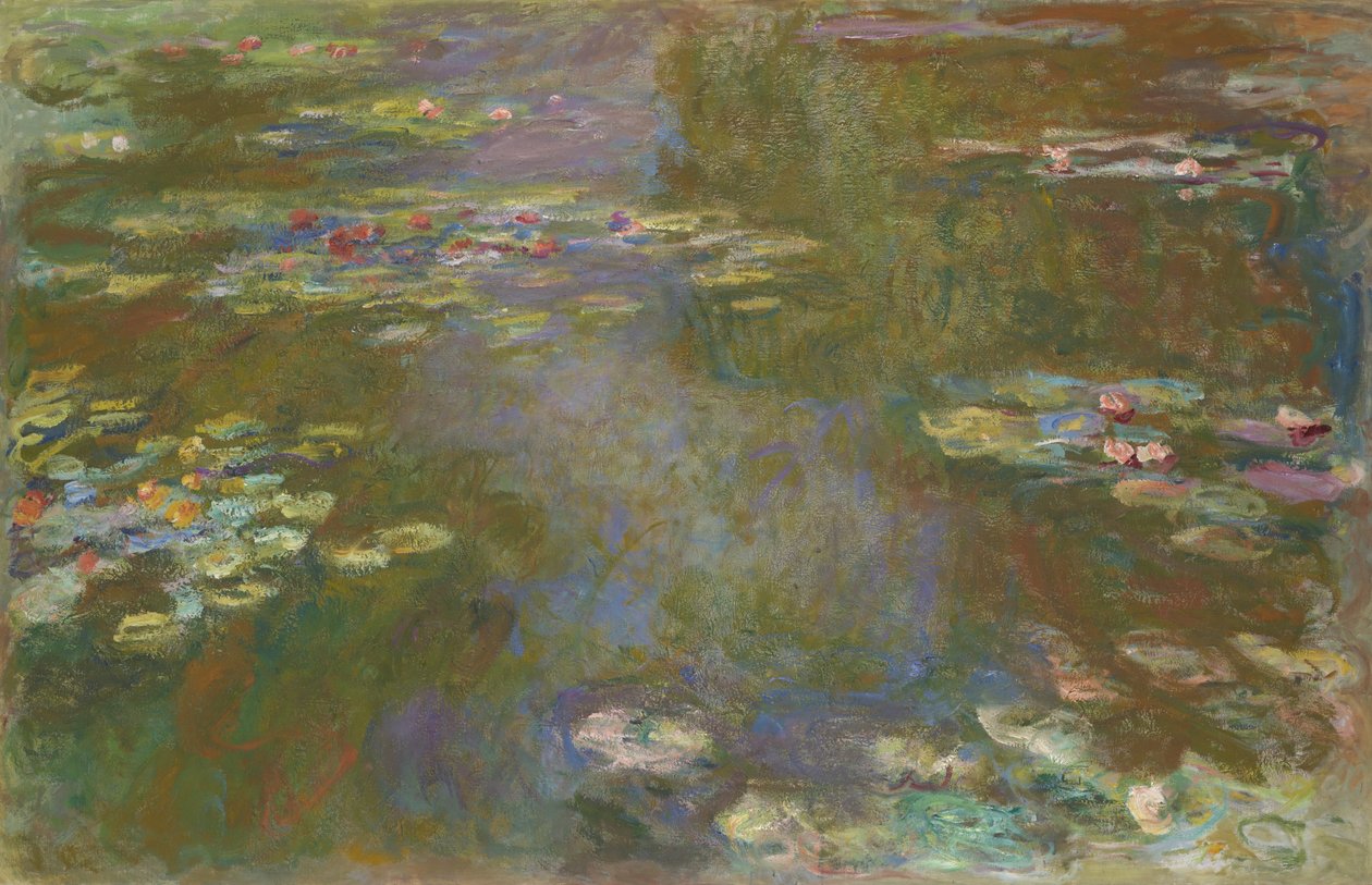 Vannliljedam av Claude Monet