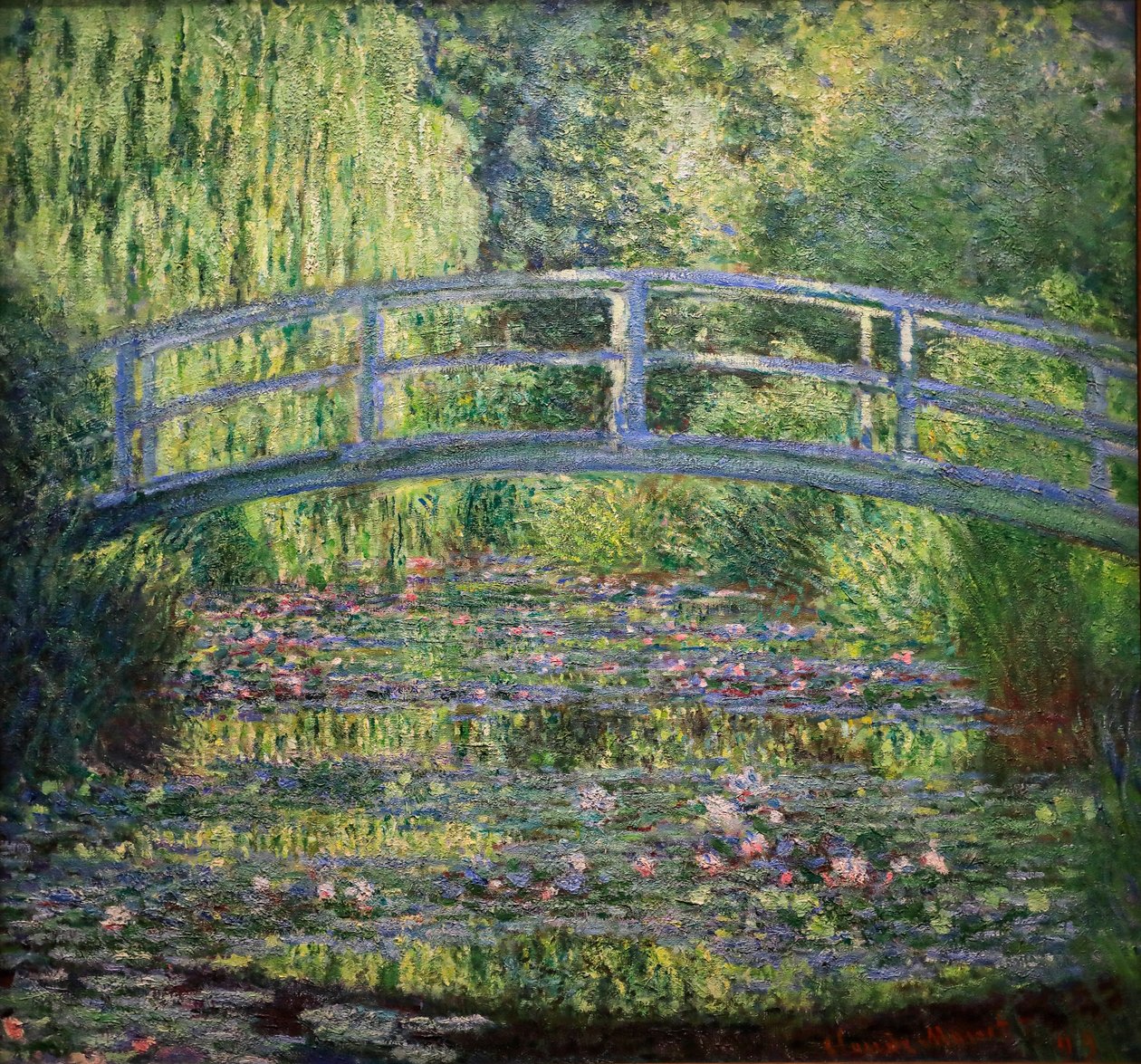 Water Lily Pond, Green Harmony av Claude Monet