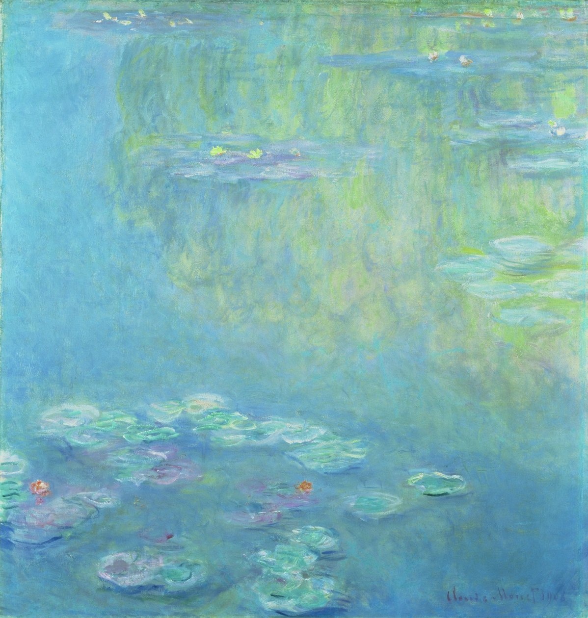 Vannliljer, 1906 av Claude Monet