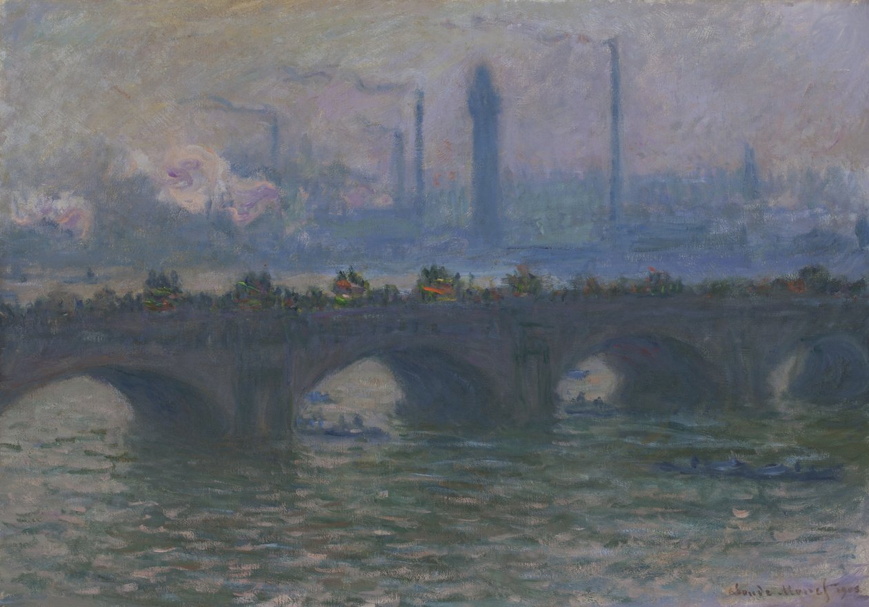 Waterloo Bridge, 1903 av Claude Monet