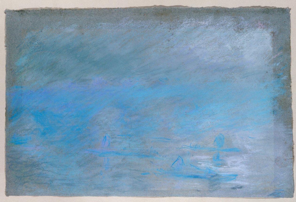 Waterloo Bridge, Brouillard av Claude Monet