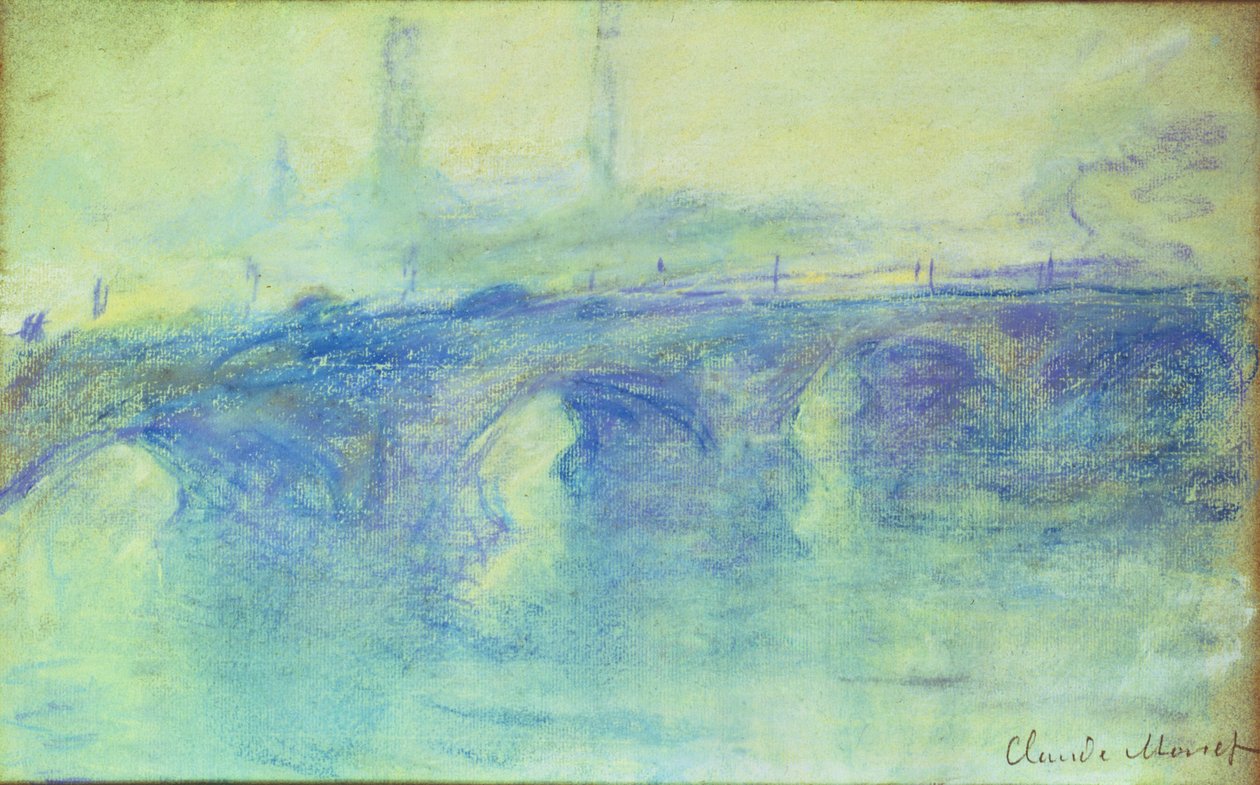 Waterloo Bridge, ca. 1899 av Claude Monet