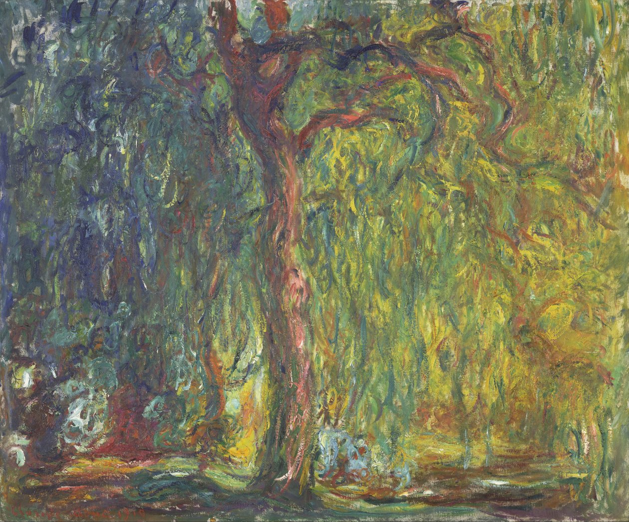 Gråtpil av Claude Monet