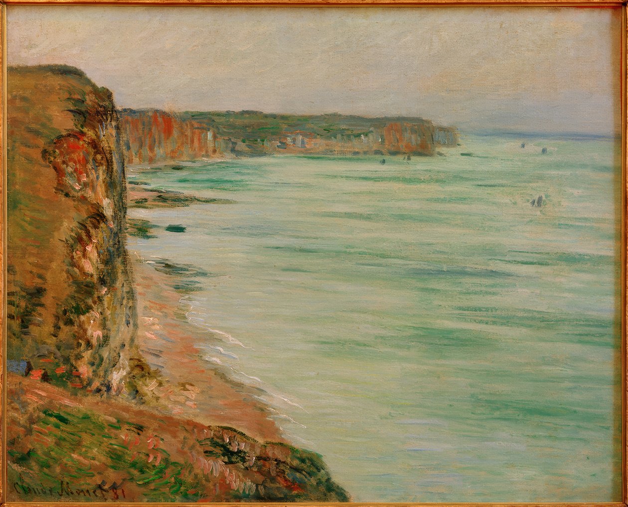 Vindstille, Fécamp av Claude Monet