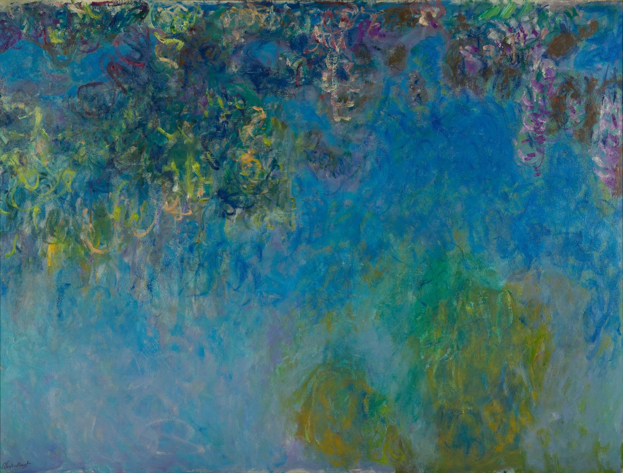 Blåregn av Claude Monet