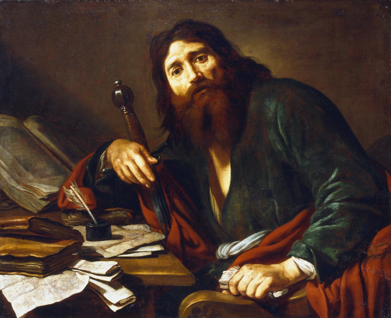 Apostelen Paulus, 1600-tallet av Claude Vignon