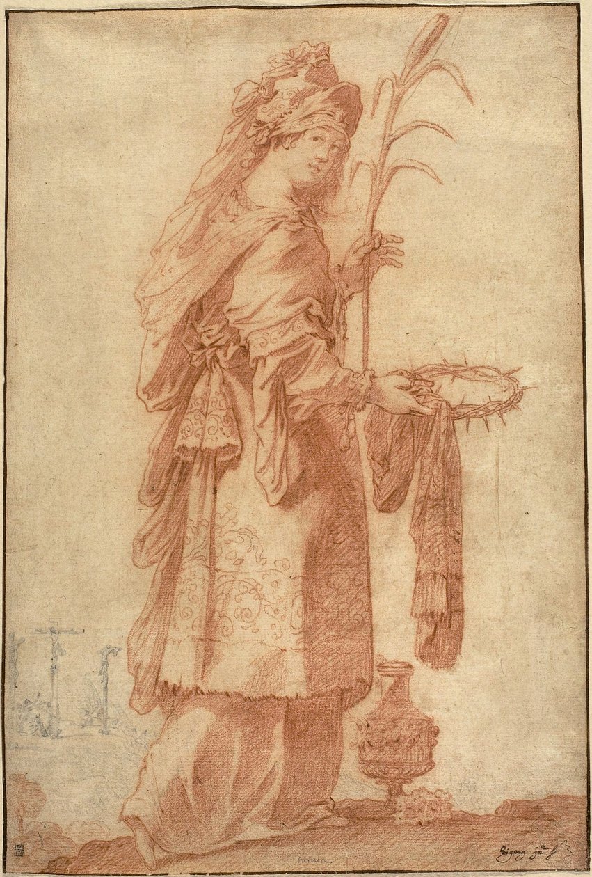 Samian Sibyl, ca. 1630 av Claude Vignon