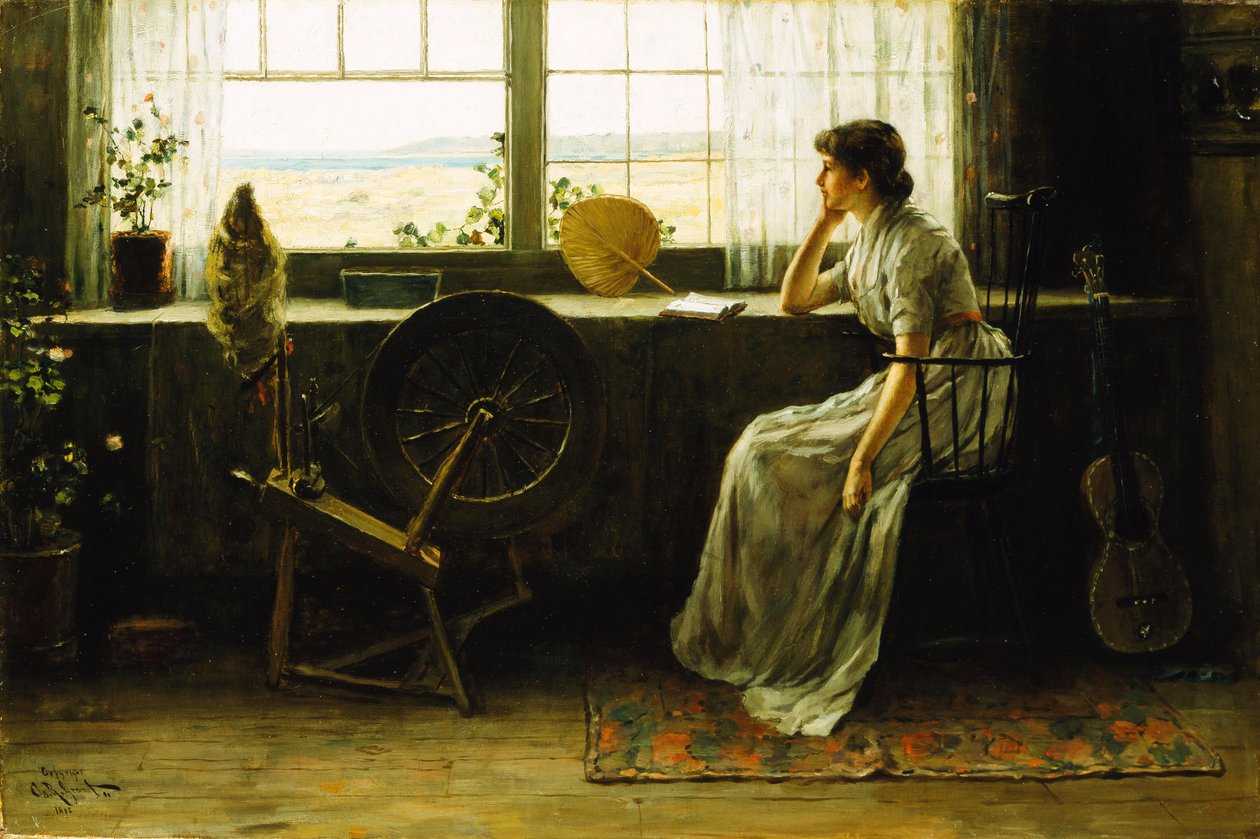 Venter, 1885 av Clement Rollins Grant