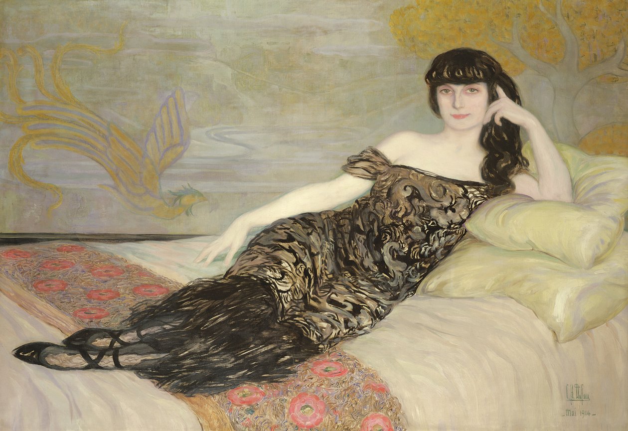 Anna de Noailles (1876-1933), 1914 av Clementine Helene Dufau