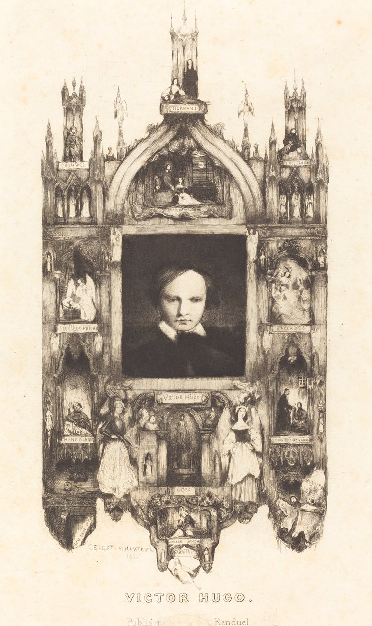 Victor Hugo av Célestin Nanteuil