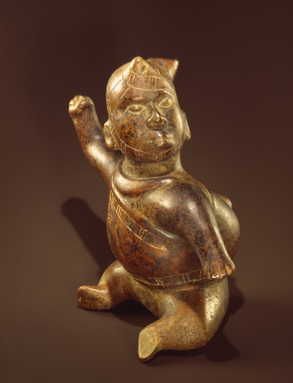 Hornet figurfartøy (keramikk) av Colima Culture