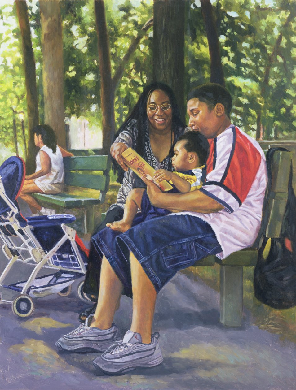 Familie i parken, 1999 av Colin Bootman