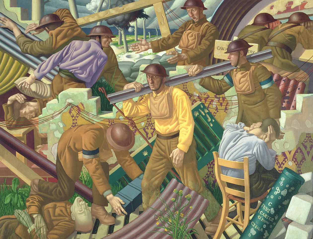 Canadian Observation Post, 1919 av Colin Unwin Gill