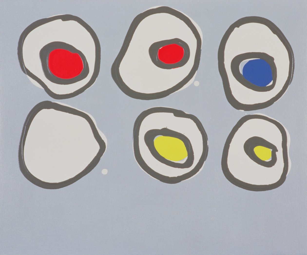 Lights Out, 1998 (akryl på lerret) av Colin Booth