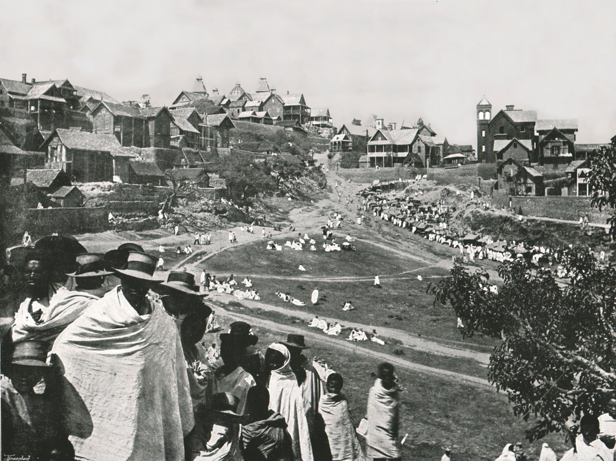 Kabary-sletten, Andohalo, Antananarivo, Madagaskar, 1895. av Colonel Stewart