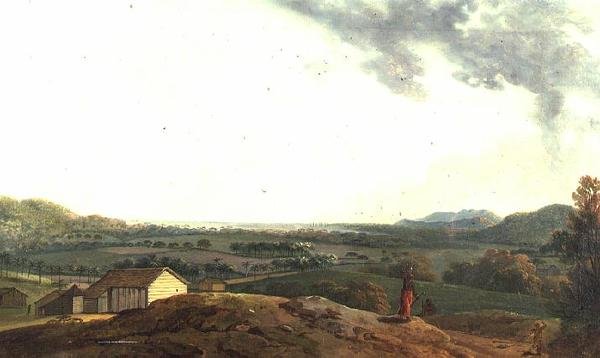 En vestindisk utsikt av Colonial School