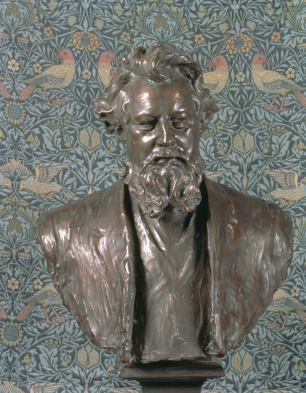 Byste av William Morris (1834–96) av Conrad Dressler (1856–1940) (bronse) av Conrad Dressler