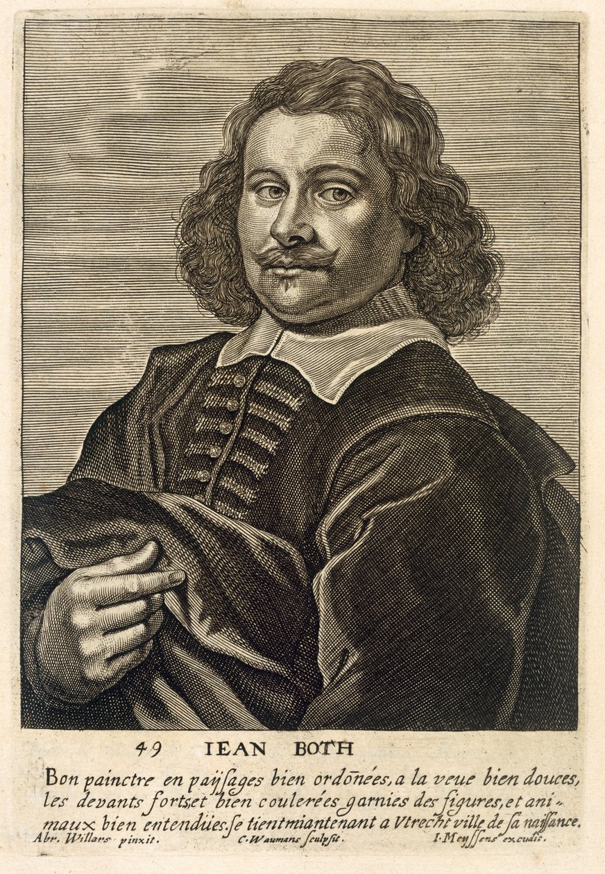 Portrett av Jan Both, gravert av Johannes Meyssens (1612-70) av Conrad Waumans