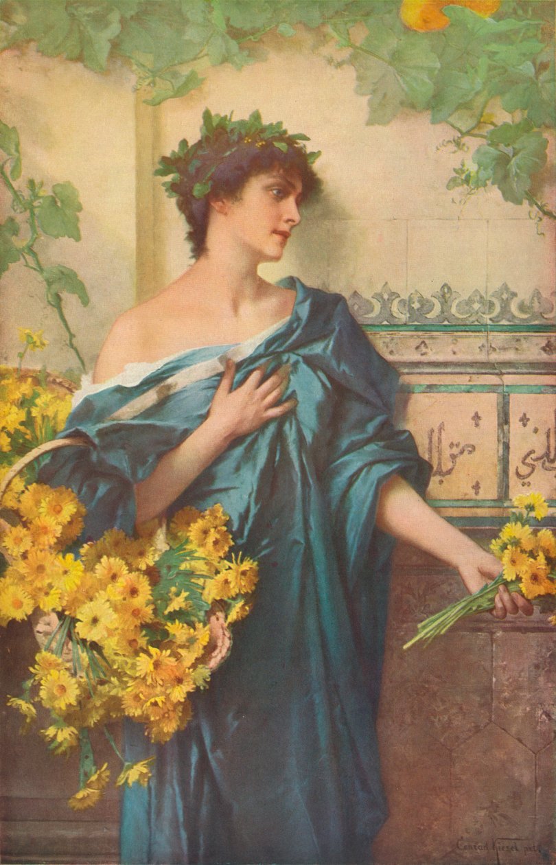 Tusenfryd, ca 1900, 1918 av Conrad Kiesel