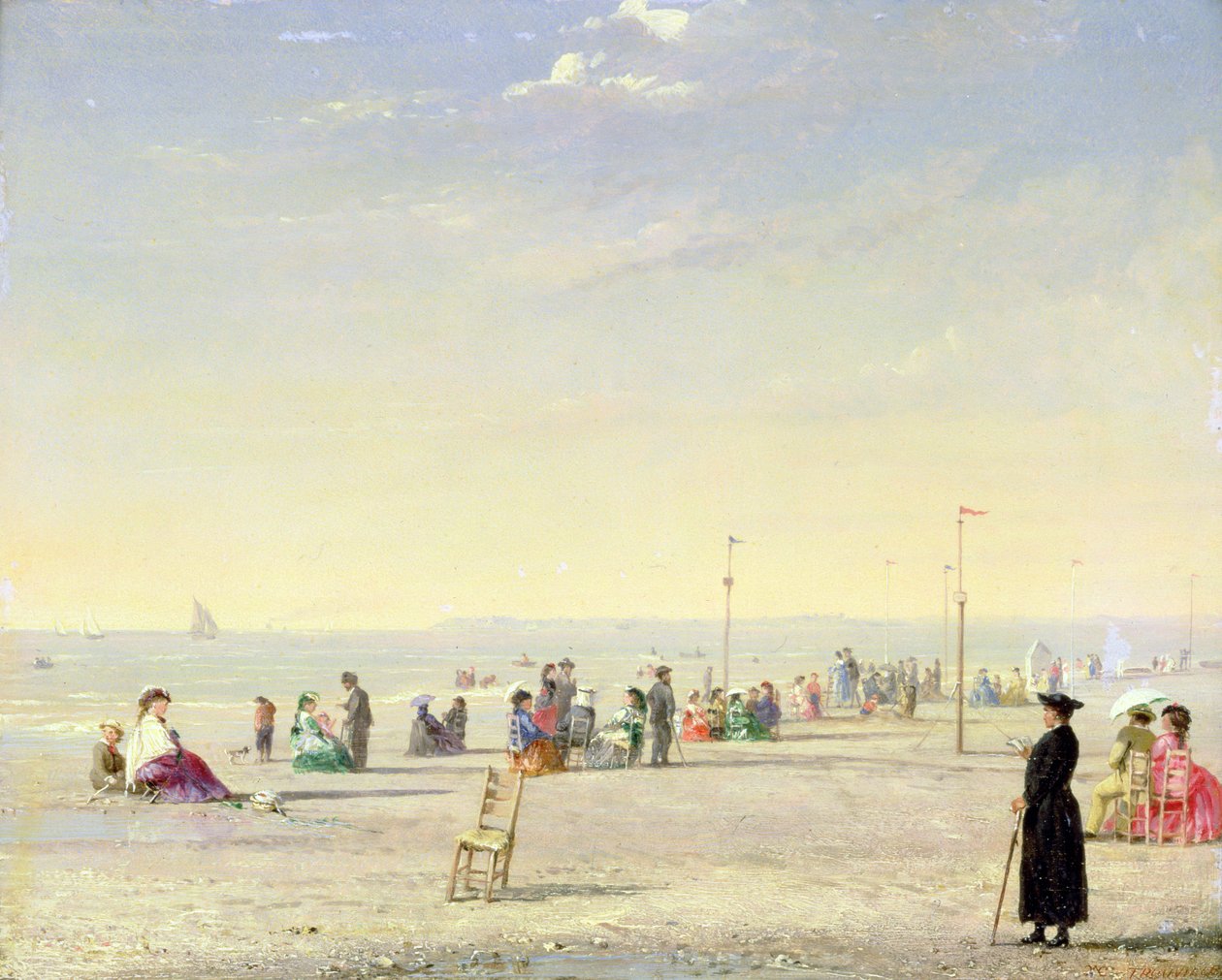 Trouville av Conrad Wise Chapman