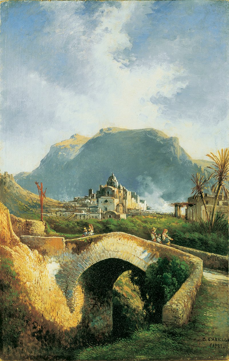 Capri, Tiberiusbroen av Consalvo Carelli