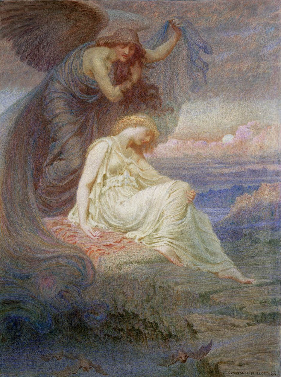 Nattens ånd, 1905 av Constance Phillott