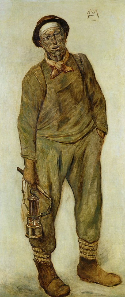 En gruvearbeider av Constantin Emile Meunier