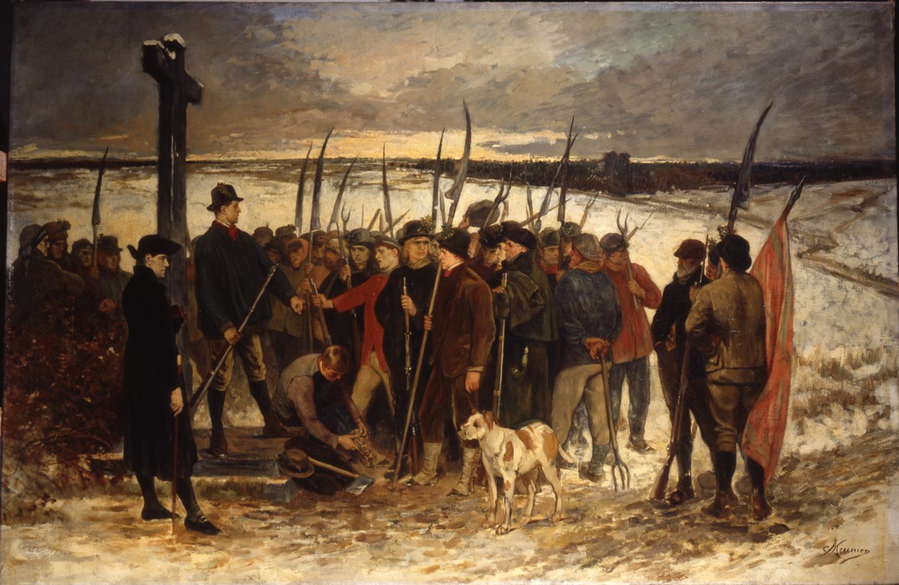 Bondekrigen av Constantin Emile Meunier