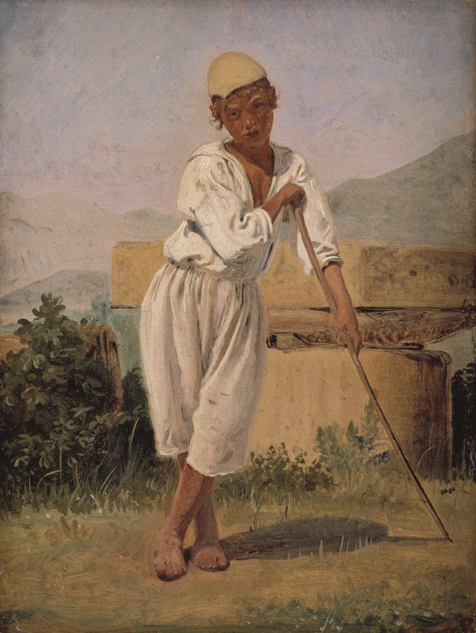 En gjetergutt. Pompeii av Constantin Hansen