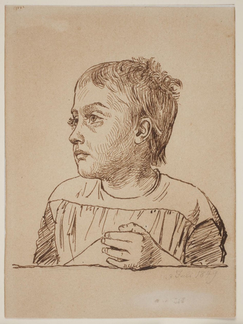 Portrett av Elise Købke av Constantin Hansen