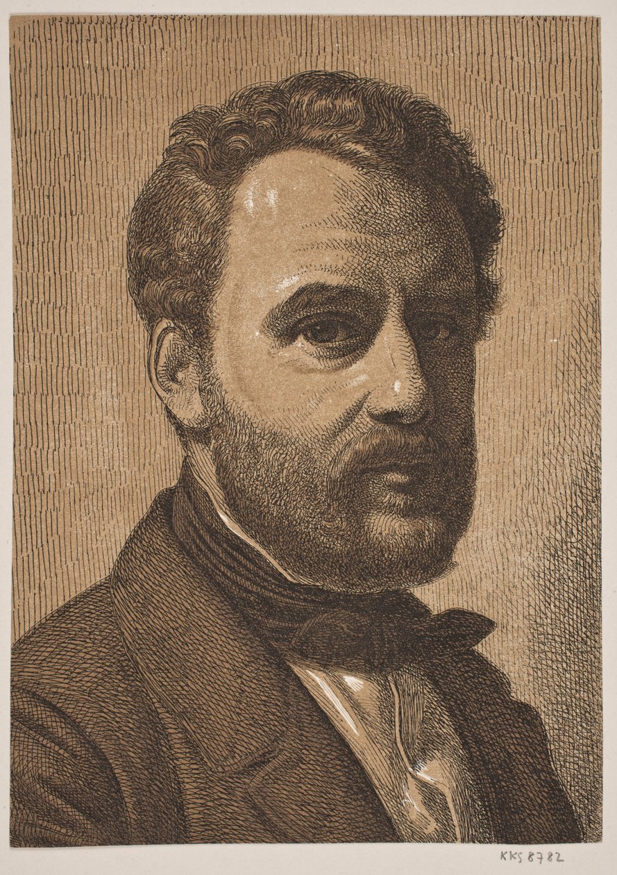 Portrett av Wilhelm Marstrand av Constantin Hansen