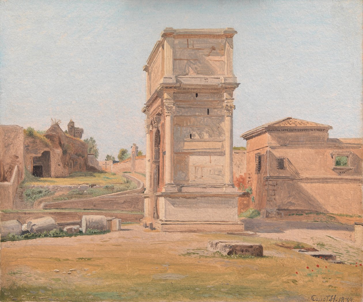 Titusbuen i Roma av Constantin Hansen