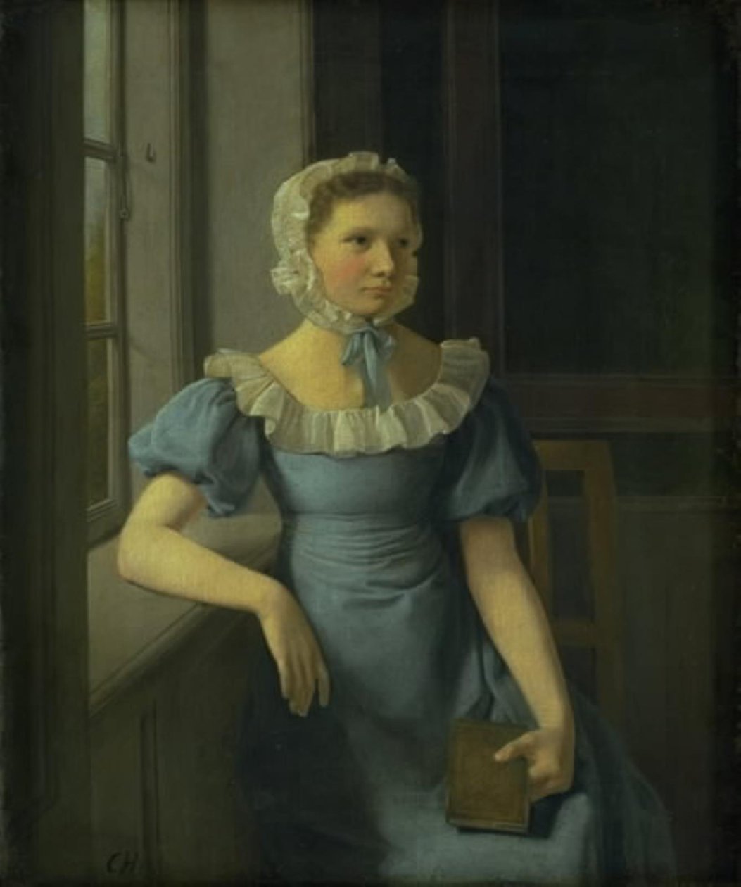 Kunstnerens eldste søster av Constantin Hansen