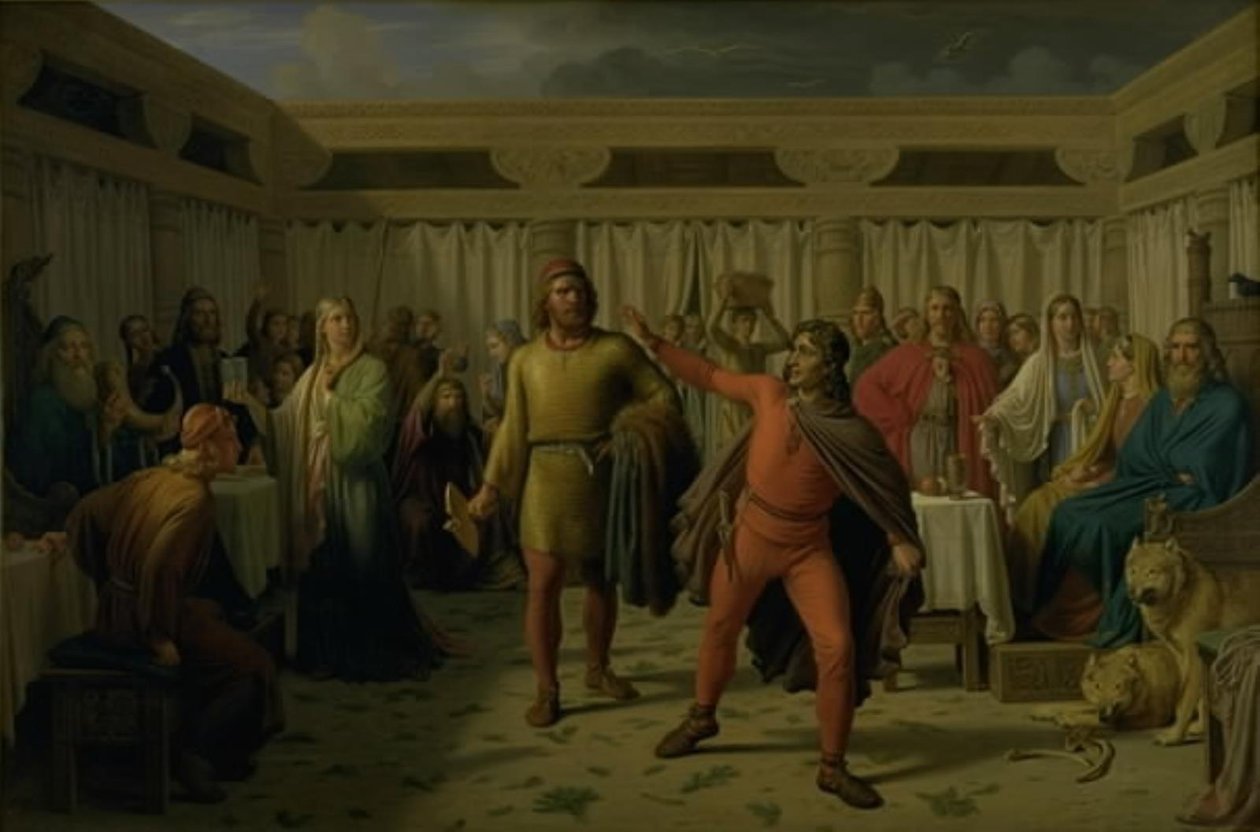 Ægirs Fest av Constantin Hansen
