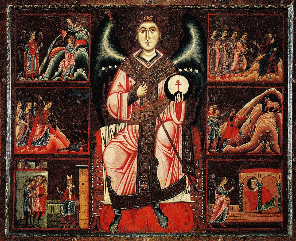 St. Michael og legenden hans av Coppo di Marcovaldo