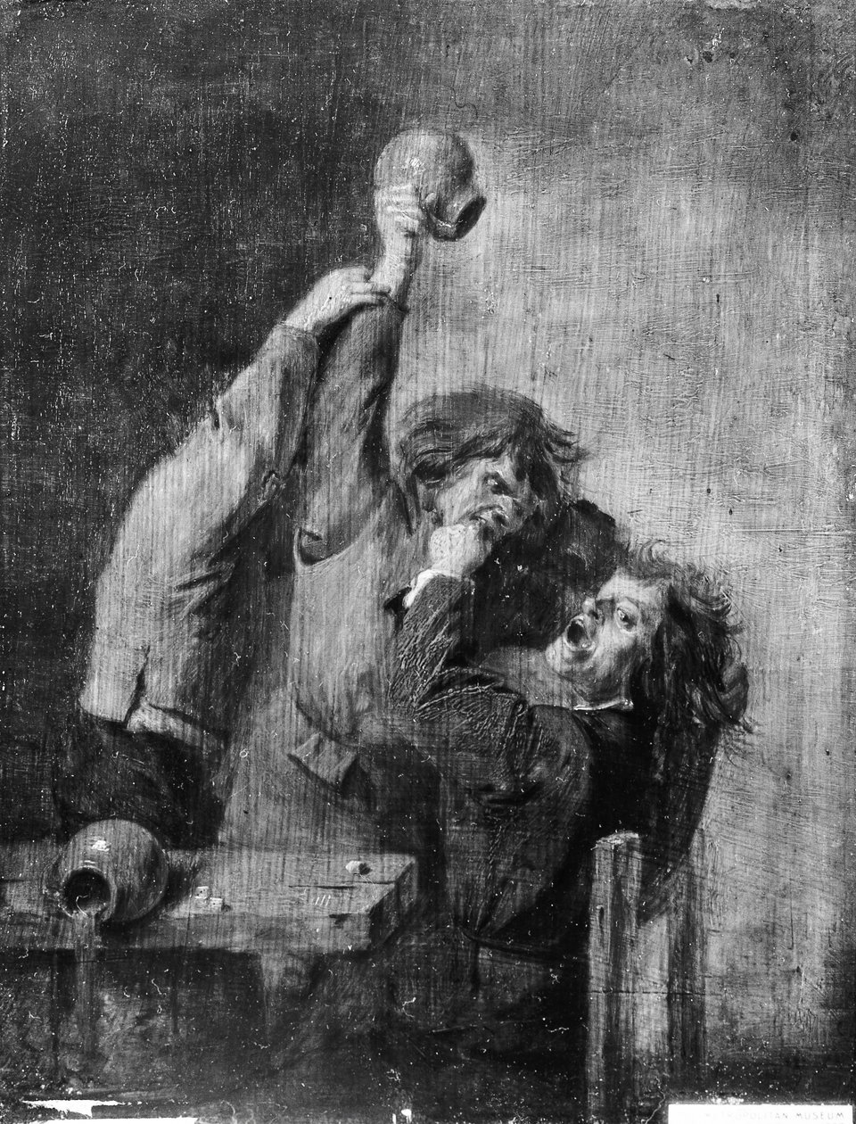 Bråket. av Copy after Adriaen Brouwer