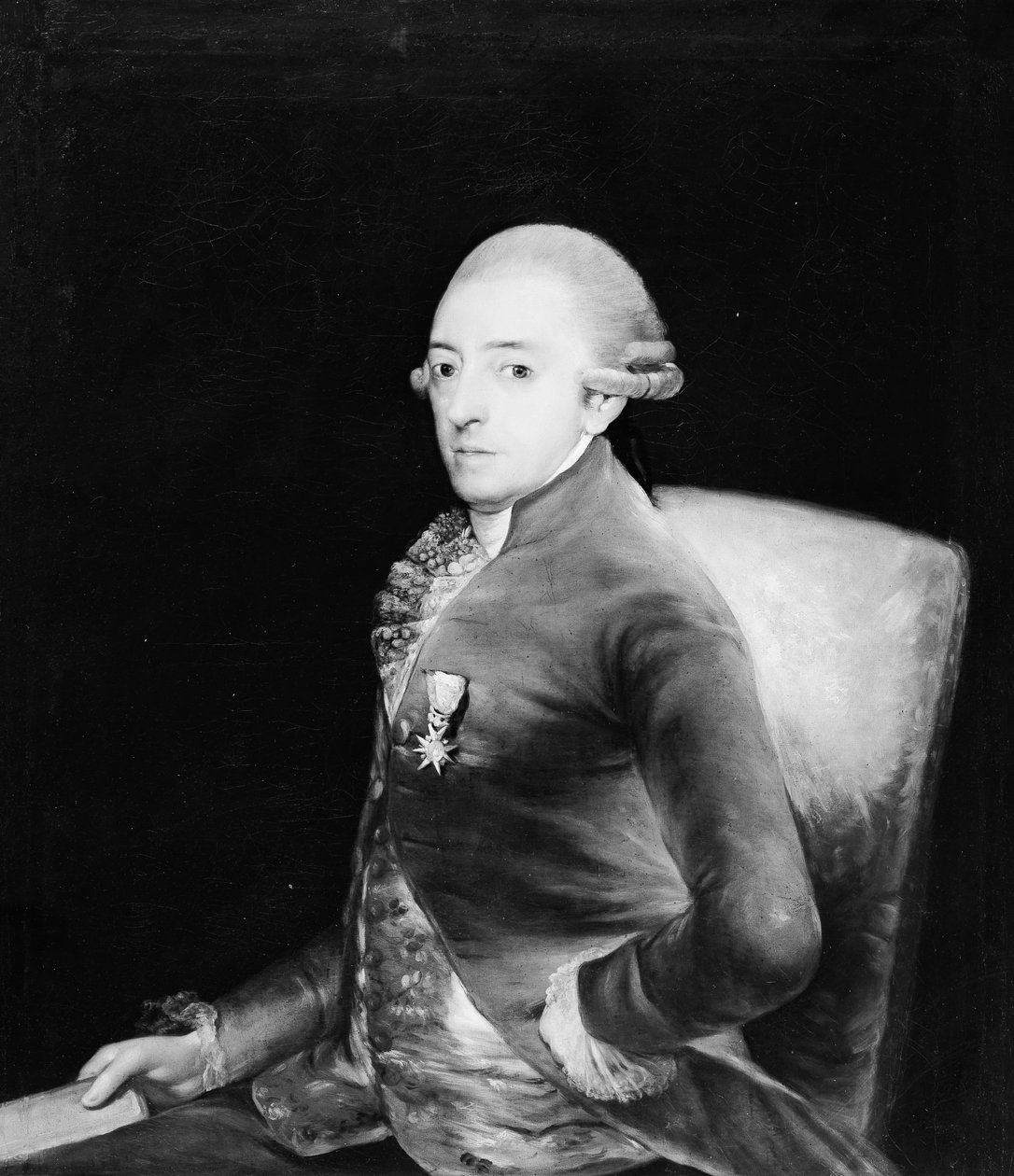 Don Bernardo de Iriarte 1735-1814. av Copy after Goya